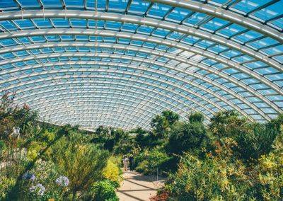 Worlds largest glass house wales botanical gardens